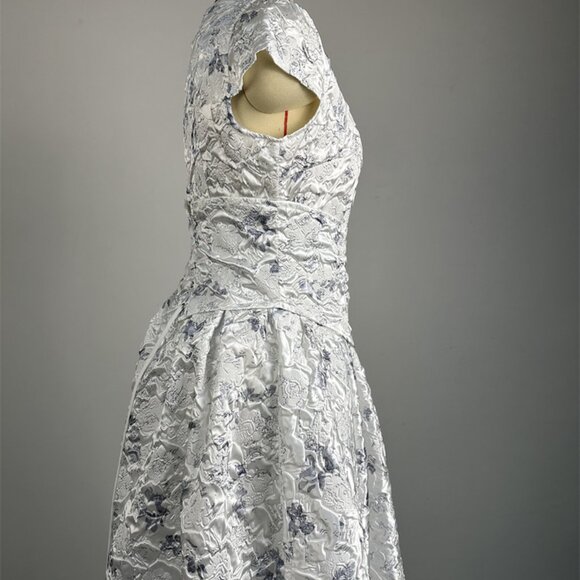 🌺 Designer-Inspired Midaxi Dress 🌺 Floral Print Wrap Waist + Split Hem | Weddi - Picture 3 of 5